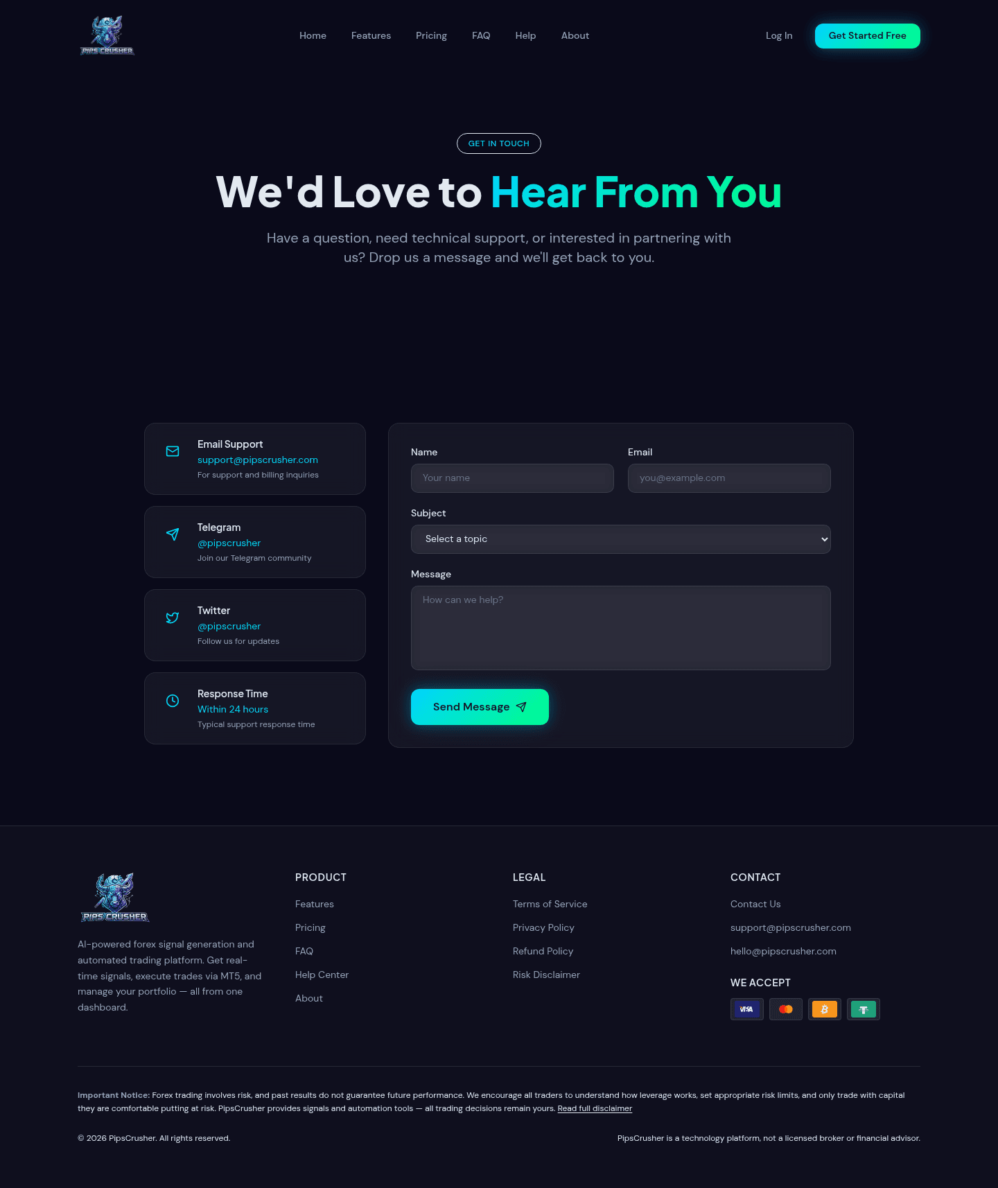 Automated Forex Trading SaaS Platform screenshot 3