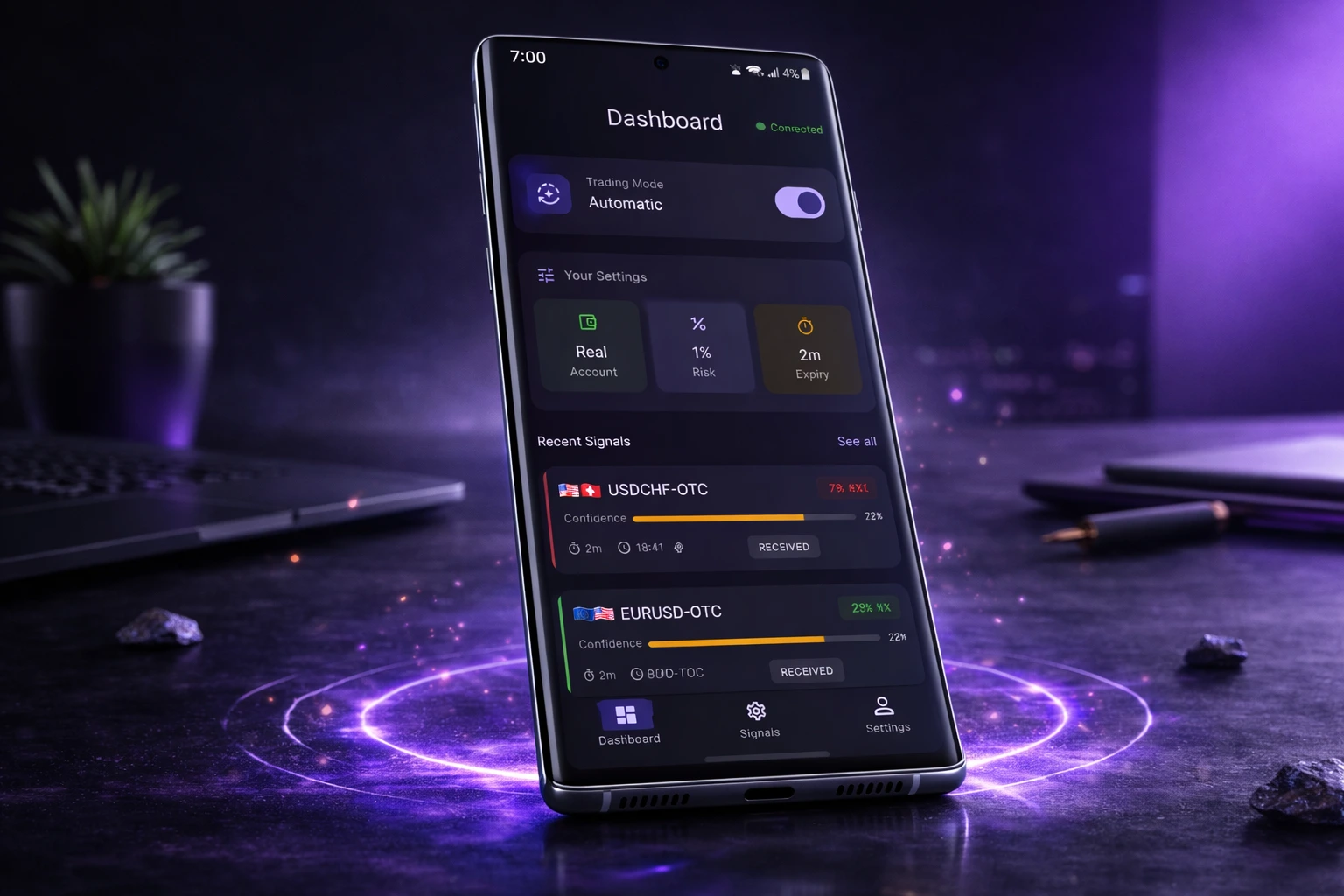 IQ Option Auto-Trading App screenshot 1